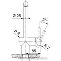 Смеситель Franke Atlas Neo 115.0681.241 (золотая шампань) - Превью изображения №5 — Интернет-магазин Teono.by
