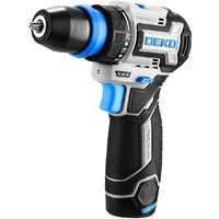 Дрель-шуруповерт Deko DKCD12 PRO ONE 085-1320 (с 2-мя АКБ, кейс) - Превью изображения №2 — Интернет-магазин Teono.by