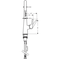 Смеситель Hansgrohe Talis S 72813000 (хром) - Превью изображения №3 — Интернет-магазин Teono.by