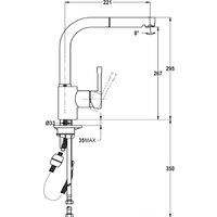 Смеситель TEKA ARK 938 (хром) [239381210] - Превью изображения №3 — Интернет-магазин Teono.by