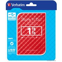 Verbatim Store 'n' Go USB 3.0 1TB Красный [53203] Image #4