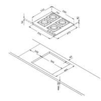 Варочная панель Korting HG 631 CTRI - Превью изображения №2 — Интернет-магазин Teono.by