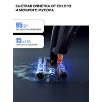 Вертикальный моющий пылесос Deerma DEM-VX96W - Превью изображения №9 — Интернет-магазин Teono.by