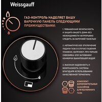 Варочная панель Weissgauff HGG 640 BGV - Превью изображения №5 — Интернет-магазин Teono.by