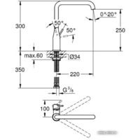 Смеситель Grohe Essence 30269000 (хром) - Превью изображения №2 — Интернет-магазин Teono.by