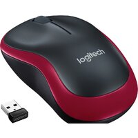 Logitech M185 (черный/красный) Image #2