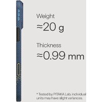 Чехол для телефона Pitaka Ultra-Slim для iPhone 17 Pro (MILKY WAY GALAXY) - Превью изображения №3 — Интернет-магазин Teono.by
