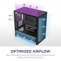 Корпус NZXT H3 Flow CC-H31FB-01 - Превью изображения №4 — Интернет-магазин Teono.by