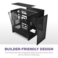 Корпус NZXT H3 Flow CC-H31FB-01 - Превью изображения №8 — Интернет-магазин Teono.by