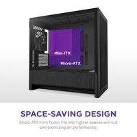 Корпус NZXT H3 Flow CC-H31FB-01 - Превью изображения №3 — Интернет-магазин Teono.by