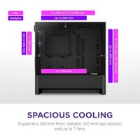 Корпус NZXT H3 Flow CC-H31FB-01 - Превью изображения №6 — Интернет-магазин Teono.by