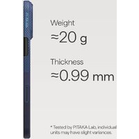 Чехол для телефона Pitaka Ultra-Slim для iPhone 17 Pro (OVER THE HORIZON) - Превью изображения №3 — Интернет-магазин Teono.by