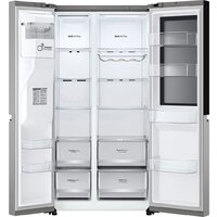 Холодильник side by side LG InstaView GSGV80PYLL - Превью изображения №4 — Интернет-магазин Teono.by