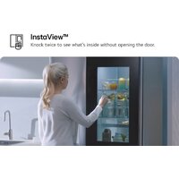 Холодильник side by side LG InstaView GSGV80PYLL - Превью изображения №11 — Интернет-магазин Teono.by