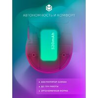 Игровая мышь IO by Red Square Ergo Pro (бирюзовый/розовый) - Превью изображения №7 — Интернет-магазин Teono.by