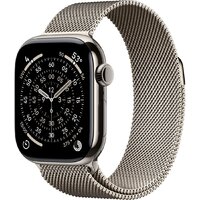 Apple Watch Series 11 LTE 42 мм (титановый корпус, природный/природный, миланская петля)