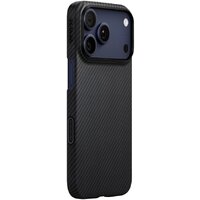 Чехол для телефона Pitaka Ultra-Slim для iPhone 17 Pro (600D Black/Grey Twill) - Превью изображения №6 — Интернет-магазин Teono.by