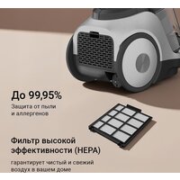 Пылесос Redmond (Редмонд) V1306 (серый) - Превью изображения №2 — Интернет-магазин Teono.by