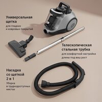 Пылесос Redmond (Редмонд) V1306 (серый) - Превью изображения №3 — Интернет-магазин Teono.by