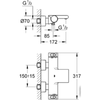 Grohe Grohtherm 2000 New 34174001 Image #2