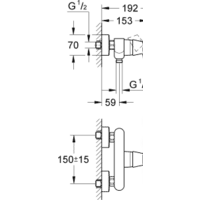 Grohe Eurosmart Cosmopolitan 32837000 Image #2