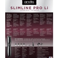 Andis Slimline Pro Li T-Blade (черный) Image #5