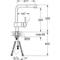 Смеситель Grohe Minta 32168000 - Превью изображения №2 — Интернет-магазин Teono.by