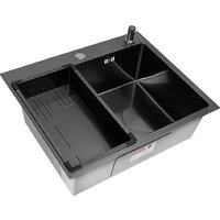 ARFEKA Eco AR мойка 600*500, коландер G, дозатор Black Decor