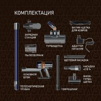 Пылесос Weissgauff V12 BLDC 500 Marine Turbo - Превью изображения №17 — Интернет-магазин Teono.by