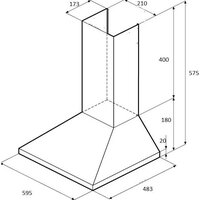 Кухонная вытяжка Krona Janna T 600 Inox PB КА-00008446 - Превью изображения №13 — Интернет-магазин Teono.by