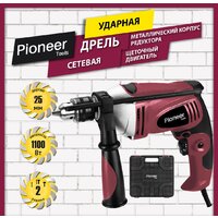 Ударная дрель Pioneer Tools EID-M1100-01C - Превью изображения №15 — Интернет-магазин Teono.by