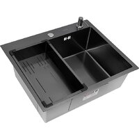ARFEKA Eco AR мойка 600*500, коландер G, дозатор Black