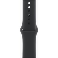 Apple Watch Series 11 42 мм (алюминиевый корпус, черный/черный, спортивный силиконовый ремешок S/M) Image #3