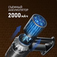 Пылесос Weissgauff V12 BLDC 400 Nero Turbo - Превью изображения №12 — Интернет-магазин Teono.by