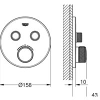 Grohe Grohtherm SmartControl 29119GN0 (холодный рассвет, матовый) Image #2