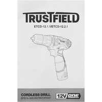 Дрель-шуруповерт Trustfield ETCD-12.2.1 (с 2-мя АКБ, кейс) - Превью изображения №8 — Интернет-магазин Teono.by
