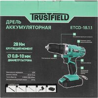 Дрель-шуруповерт Trustfield ETCD-18.1.1 (с 1-им АКБ) - Превью изображения №8 — Интернет-магазин Teono.by