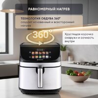 Аэрогриль (аэрофритюрница) Evolution AIRO 9600TW - Превью изображения №9 — Интернет-магазин Teono.by