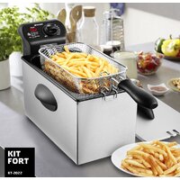 Фритюрница Kitfort KT-2022 - Превью изображения №7 — Интернет-магазин Teono.by