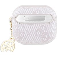 Чехол CG Mobile Guess Leather 4G with Metal Logo and Charm для AirPods 3 GUA3G4GSMP (розовый) - Превью изображения №2 — Интернет-магазин Teono.by