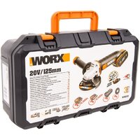 Угловая шлифмашина Worx WX803 (с 2-мя АКБ, кейс) - Превью изображения №5 — Интернет-магазин Teono.by