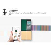 Четырёхдверный холодильник LG MoodUP GMV960NNME - Превью изображения №3 — Интернет-магазин Teono.by