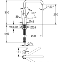 Смеситель Grohe Essence 30269DL0 (теплый закат, матовый) - Превью изображения №2 — Интернет-магазин Teono.by