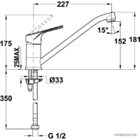 Смеситель TEKA MTP 913 TG carbon [46913020CN] - Превью изображения №2 — Интернет-магазин Teono.by