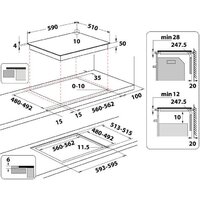 Варочная панель Whirlpool WTX6014DCF - Превью изображения №2 — Интернет-магазин Teono.by