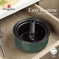 Набор кастрюль Berlinger Haus Matte Green Collection BH-8423 - Превью изображения №4 — Интернет-магазин Teono.by