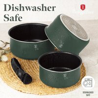 Набор кастрюль Berlinger Haus Matte Green Collection BH-8423 - Превью изображения №2 — Интернет-магазин Teono.by