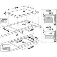 Варочная панель Whirlpool WTX8015DCF - Превью изображения №2 — Интернет-магазин Teono.by