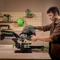 Торцовочная пила Greenworks GD24MS216 1501707UG (с 1-им АКБ) - Превью изображения №18 — Интернет-магазин Teono.by