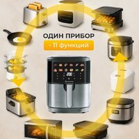 Аэрогриль (аэрофритюрница) Evolution AIRO 6100 - Превью изображения №14 — Интернет-магазин Teono.by